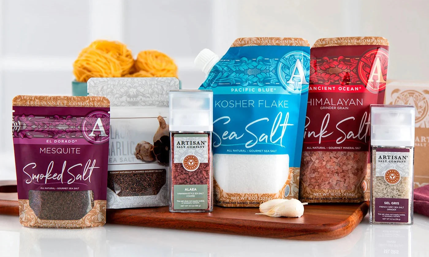 Artisan salt packaging