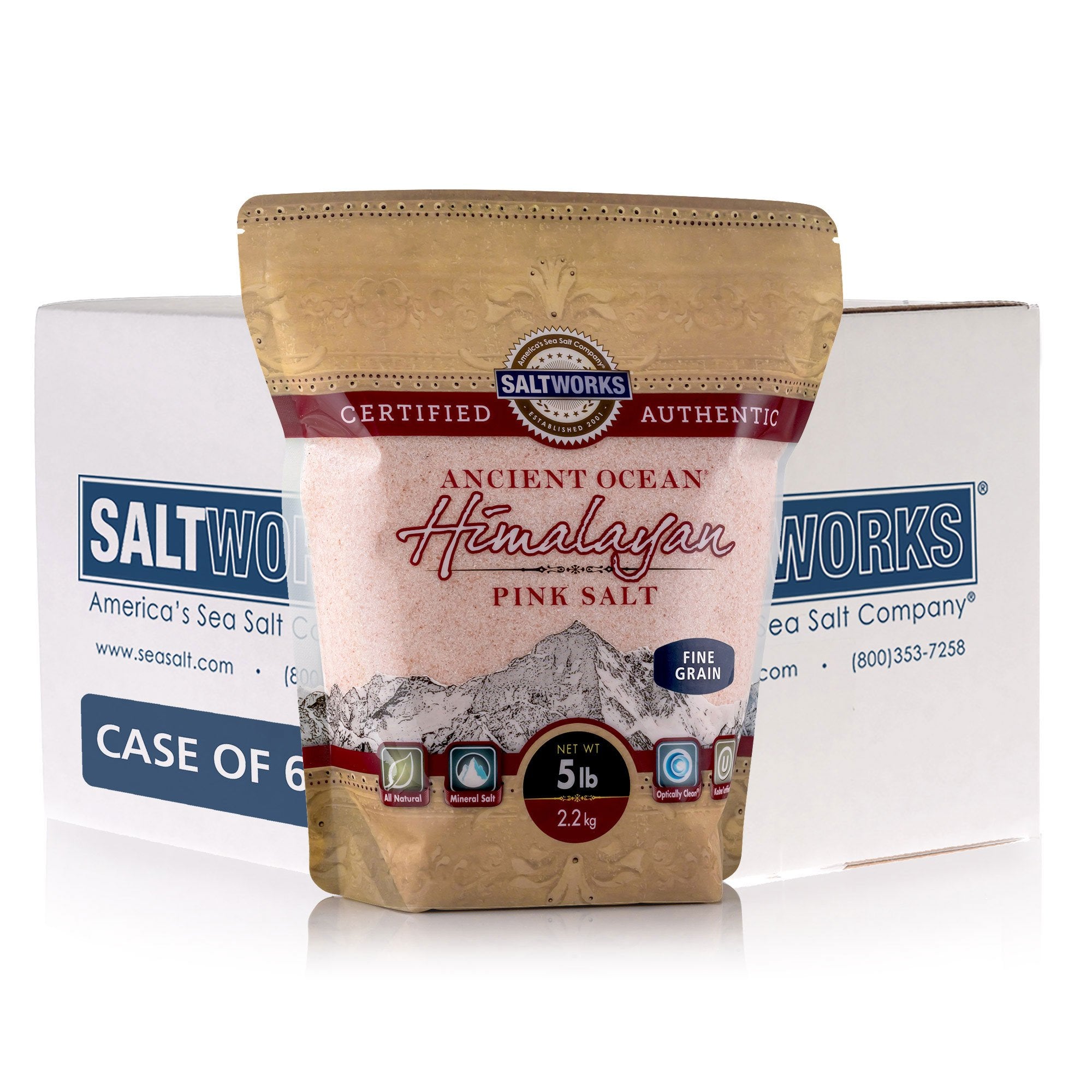 Ancient Ocean® Himalayan Pink Salt (Wholesale)