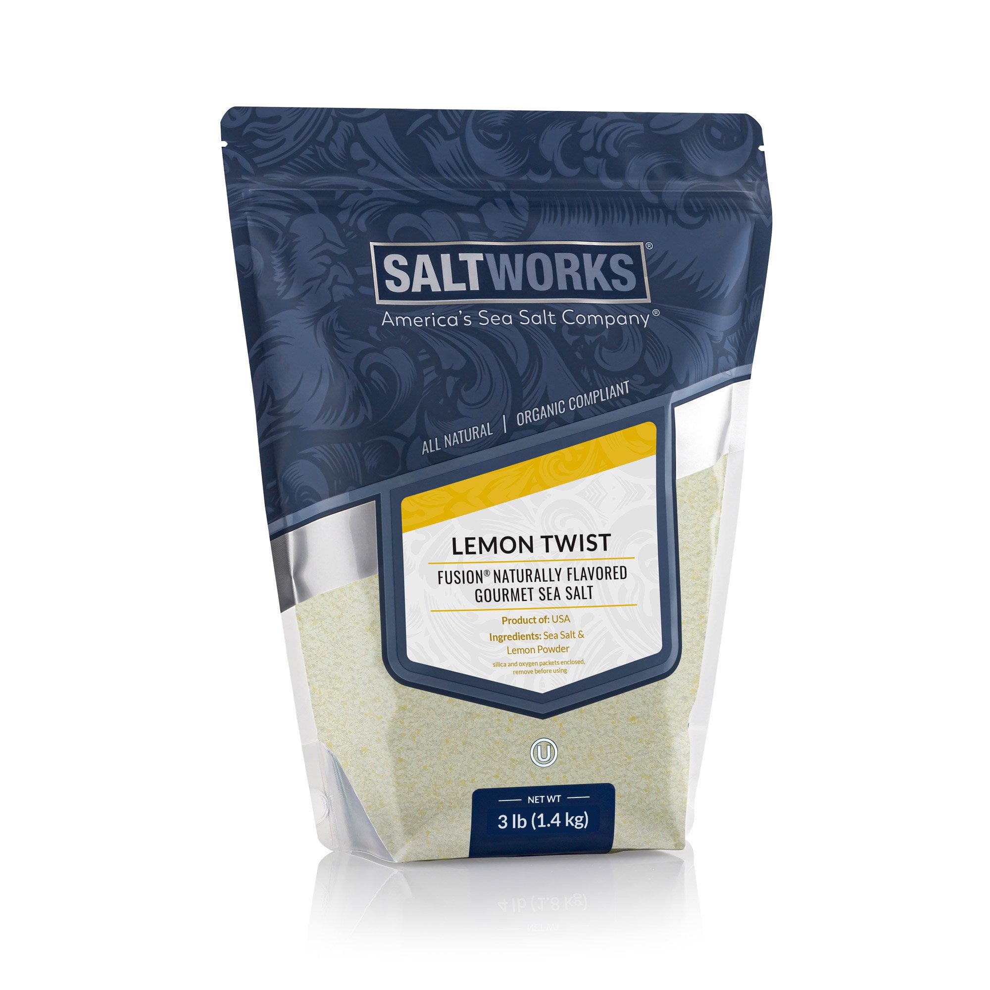 Lemon Fusion® Flavored Sea Salt (Wholesale)