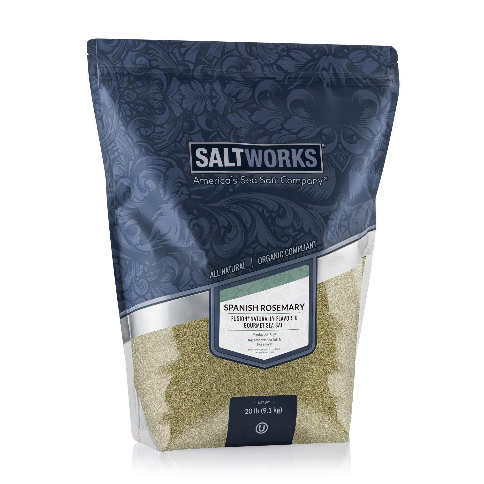 Spanish Rosemary Fusion® Flavored Sea Salt