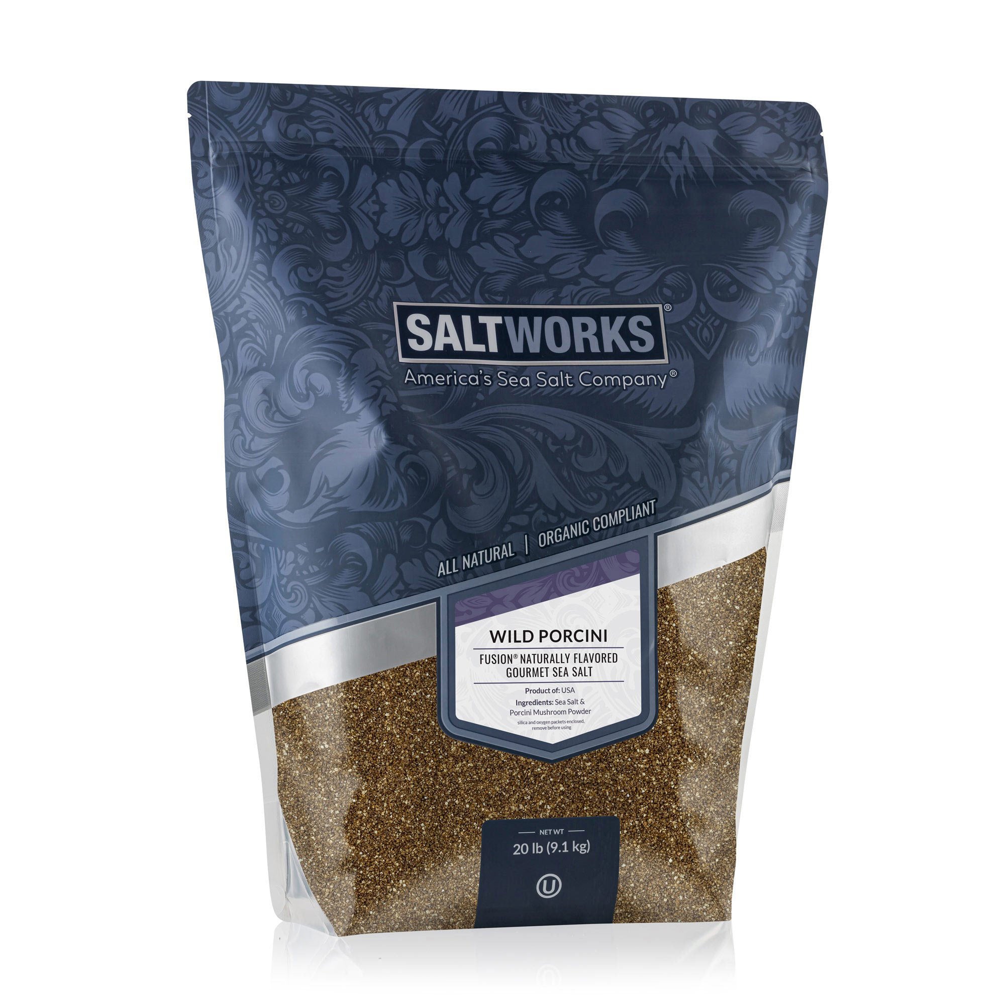 Wild Porcini Fusion® Flavored Sea Salt