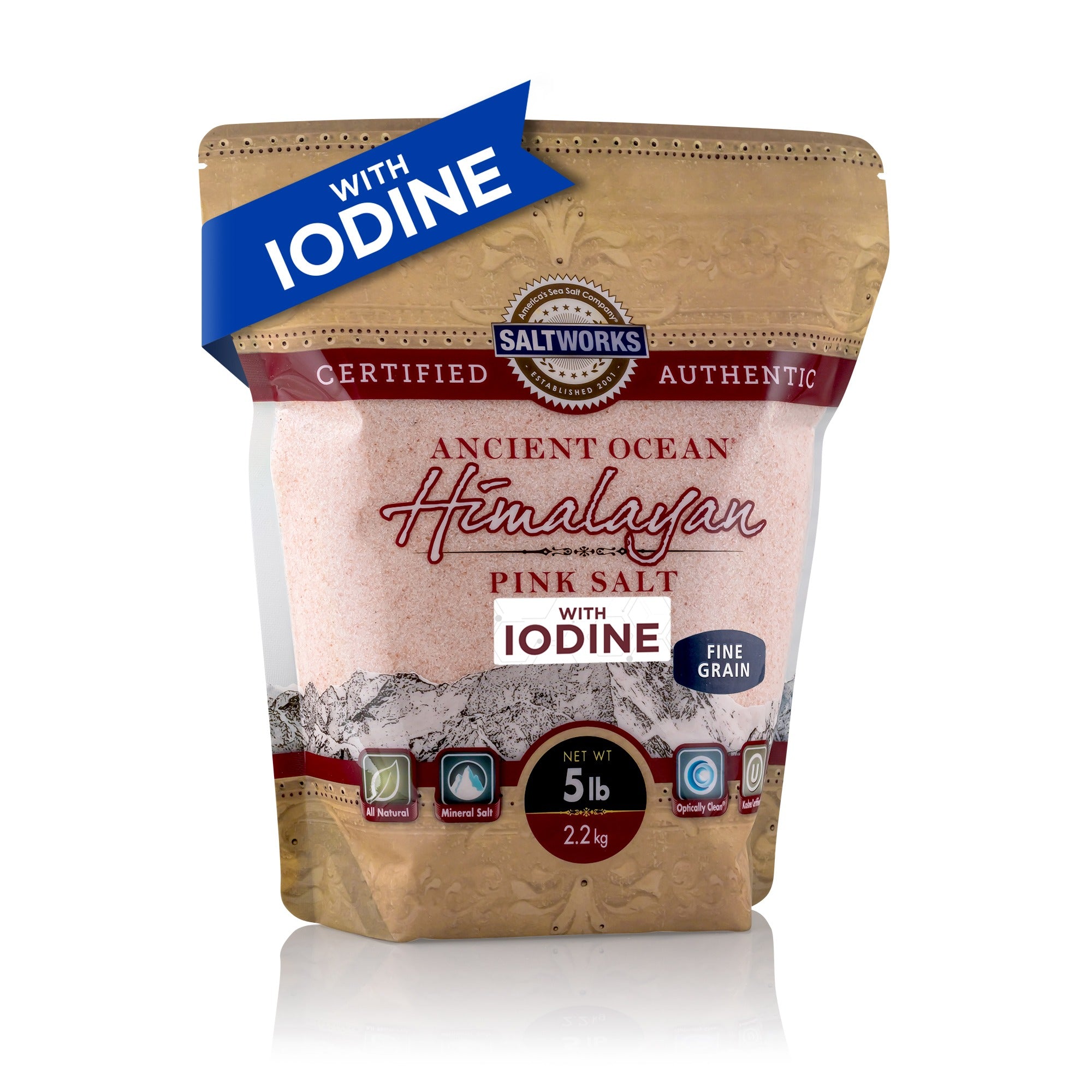 Ancient Ocean® Himalayan Pink Salt with Iodine