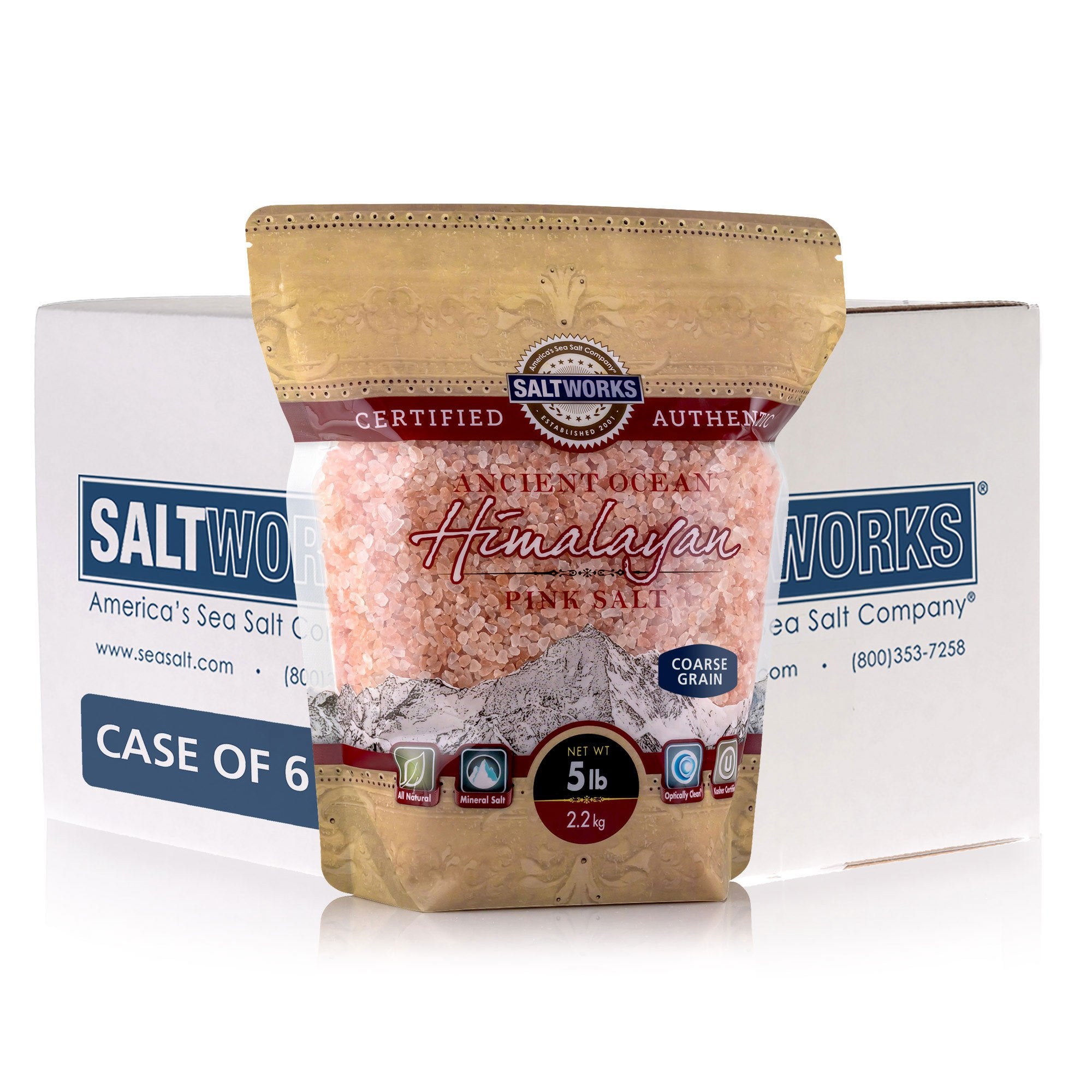 Ancient Ocean® Himalayan Pink Salt (Wholesale)