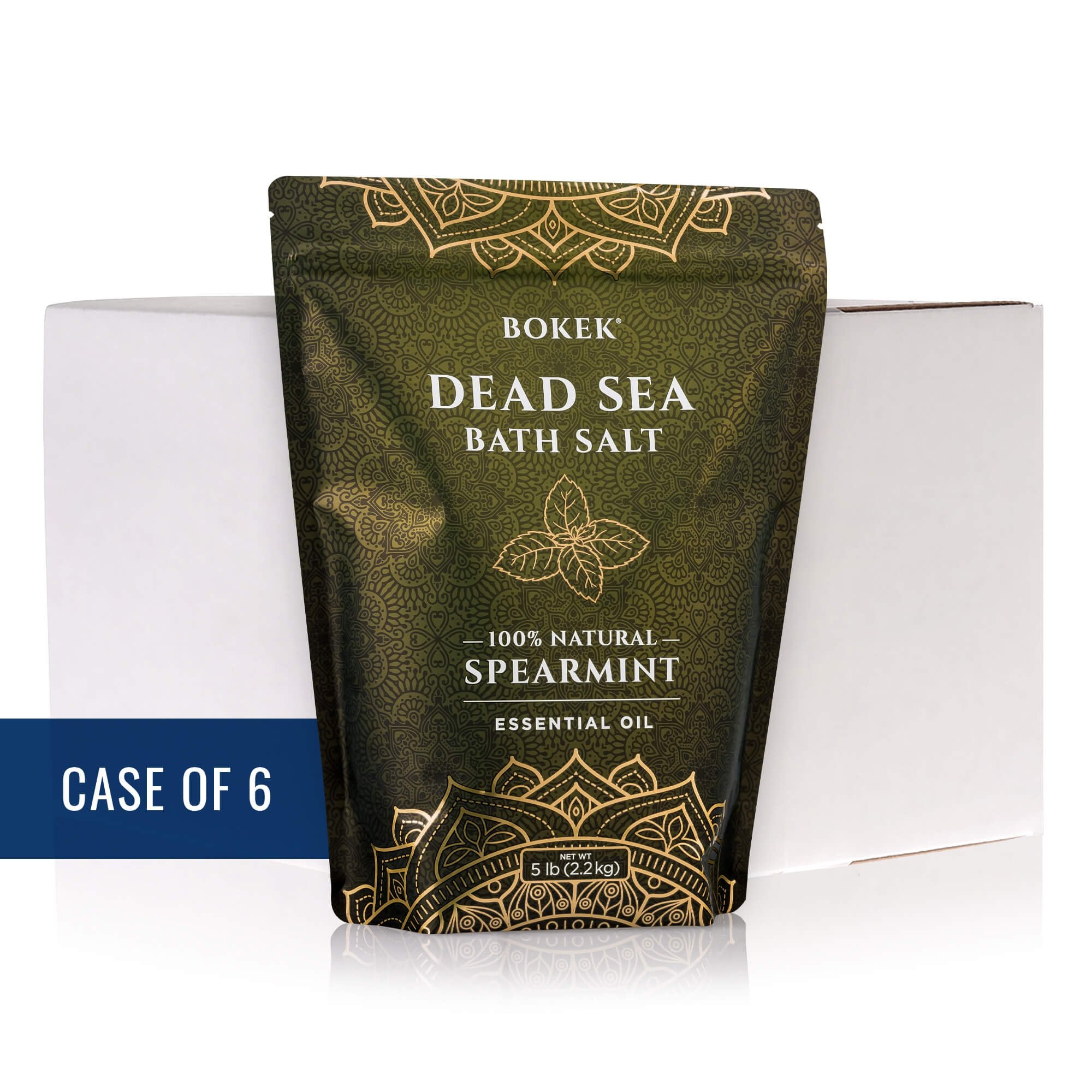 Bokek® Spearmint Dead Sea Bath Salt (Wholesale)