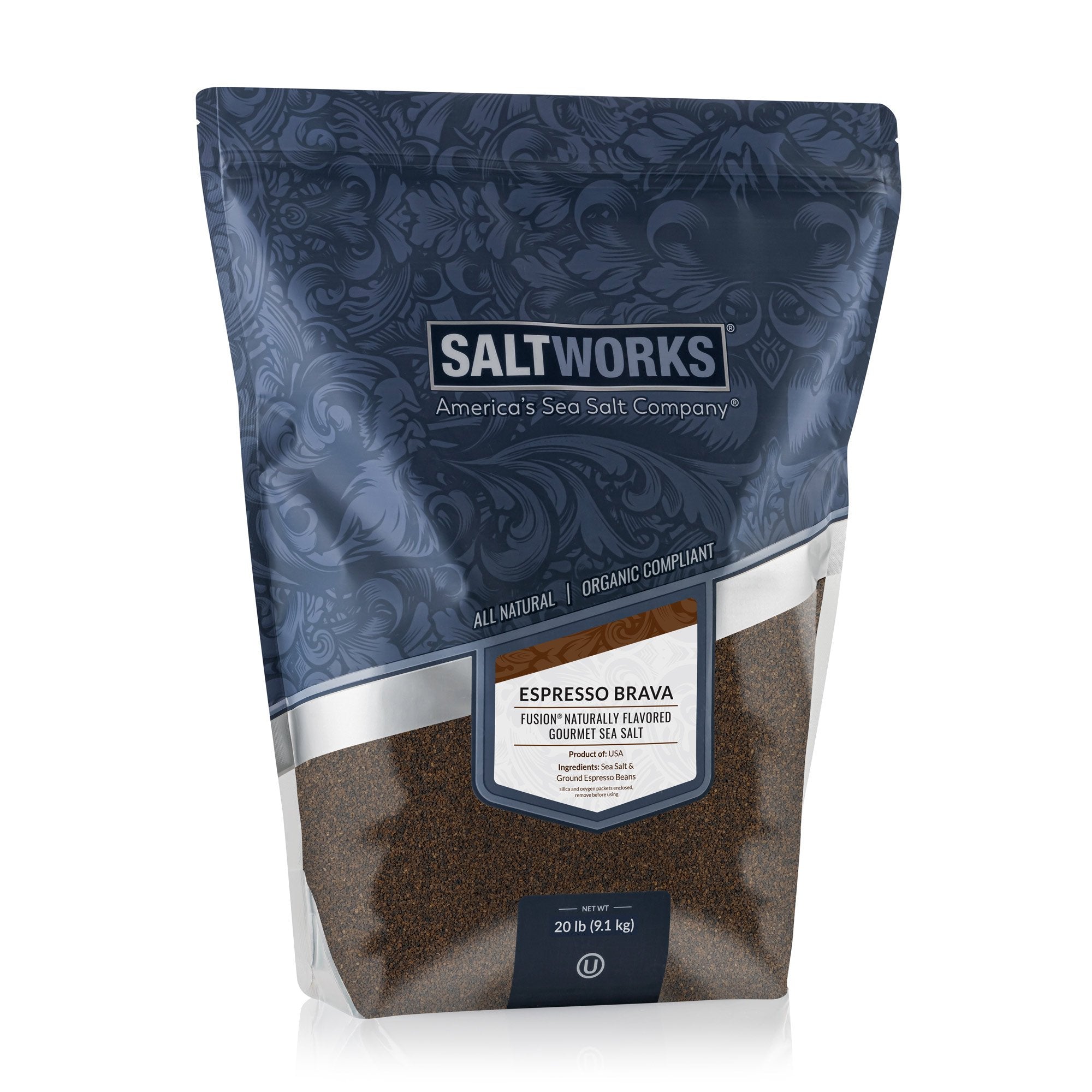 Espresso Fusion® Flavored Sea Salt (Wholesale)