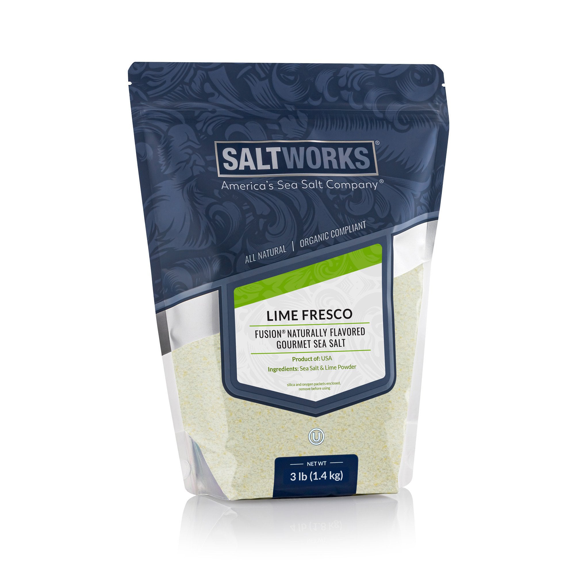 Lime Fusion® Flavored Sea Salt (Wholesale)