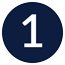 Icon with number 1