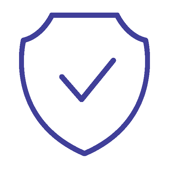 Badge with checkmark icon